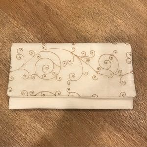 Ivory and Gold Clutch
